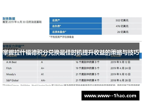 掌握拉什福德积分兑换最佳时机提升收益的策略与技巧 掌握拉什福德积分兑换最佳时机提升收益的策略与技巧